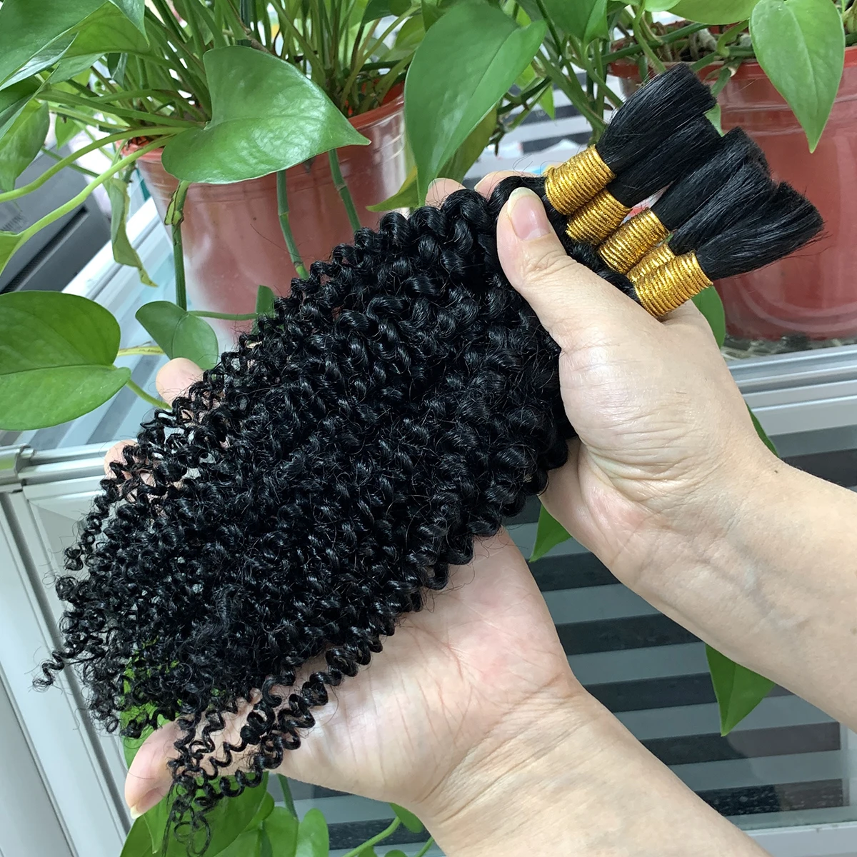 Натуральные афро-кудрявые волосы для наращивания без прядей, 100 г, 5 пучков, для плетения, Human Braiding Hair, HairUGo
Натуральные афро-кудрявые волосы для наращивания без прядей, 100 г, 5 пучков, для плетения, Human Braiding Hair, HairUGo