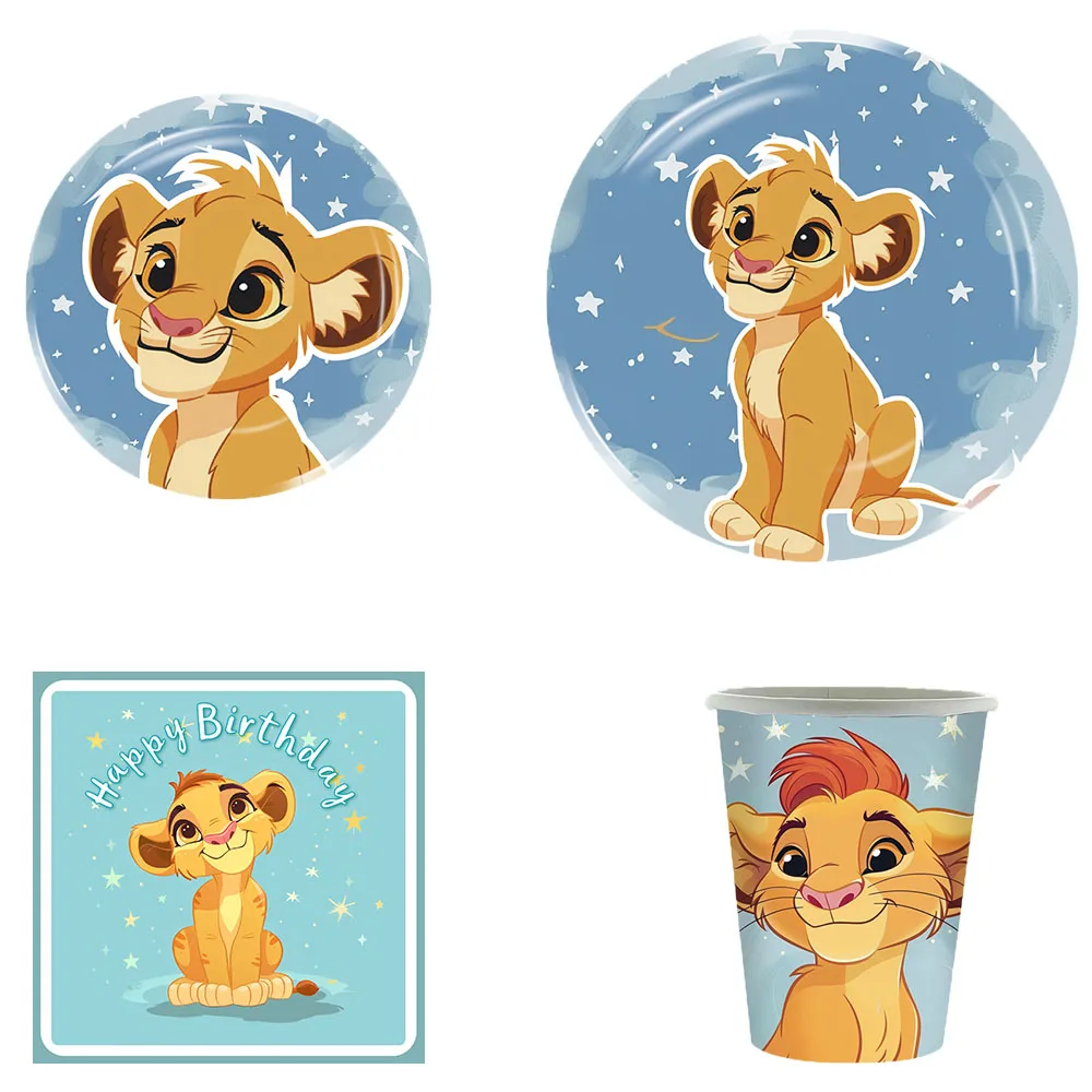 New 50pcs/lot Lion King Theme Happy Birthday Party Decorations Tableware Set Cups Plates Napkins Baby Shower Events Supplies
New 50pcs/lot Lion King Theme Happy Birthday Party Decorations Tableware Set Cups Plates Napkins Baby Shower Events Supplies
