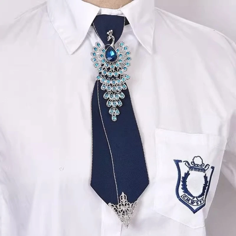 Роскошный галстук со стразами и галстуком-бабочкой ручной работы в Корейском британском женском студенческом стиле, аксессуары для рубашек, воротник с цветком, мужские галстуки для костюма
Роскошный галстук со стразами и галстуком-бабочкой ручной работы в Корейском британском женском студенческом стиле, аксессуары для рубашек, воротник с цветком, мужские галстуки для костюма