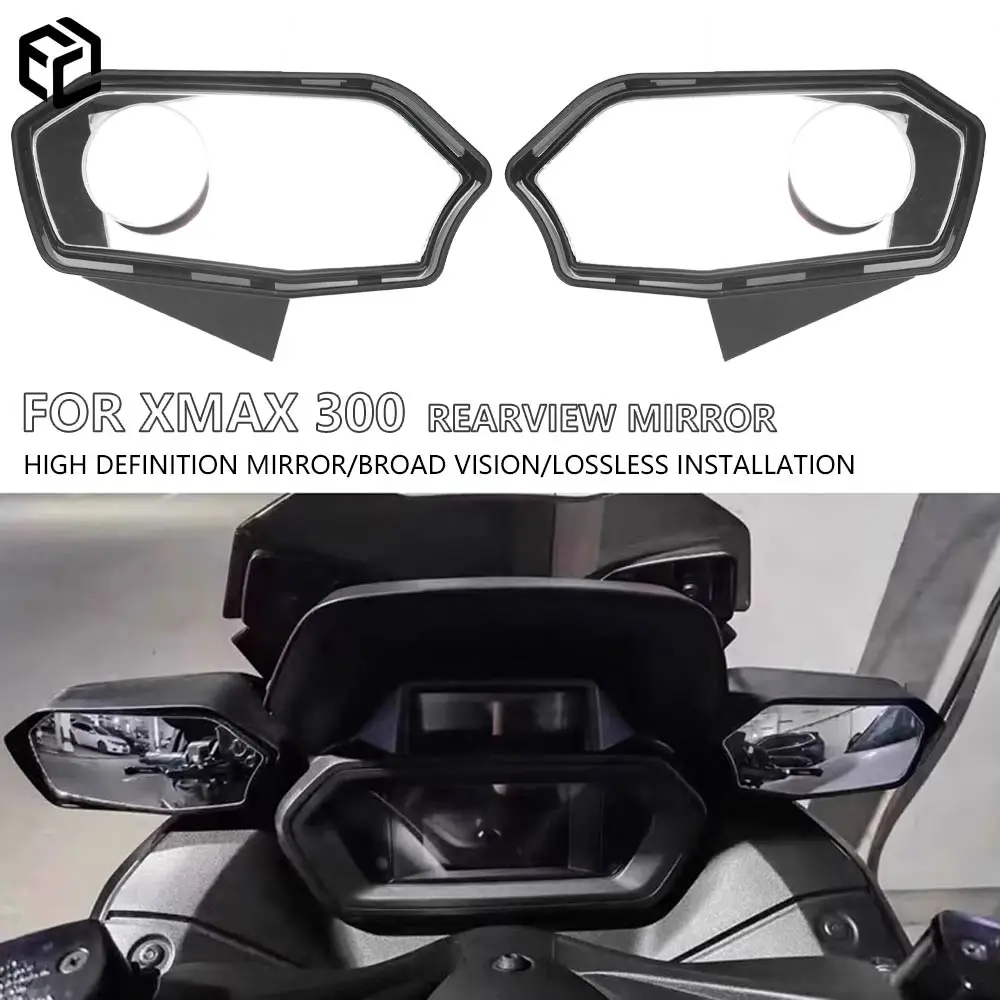 For Yamaha XMAX300 XMAX 300 250 400 2023 Motorcycle Rearview Mirror Large Field of Vew Anti-vertigo Mirror Kit
For Yamaha XMAX300 XMAX 300 250 400 2023 Motorcycle Rearview Mirror Large Field of Vew Anti-vertigo Mirror Kit