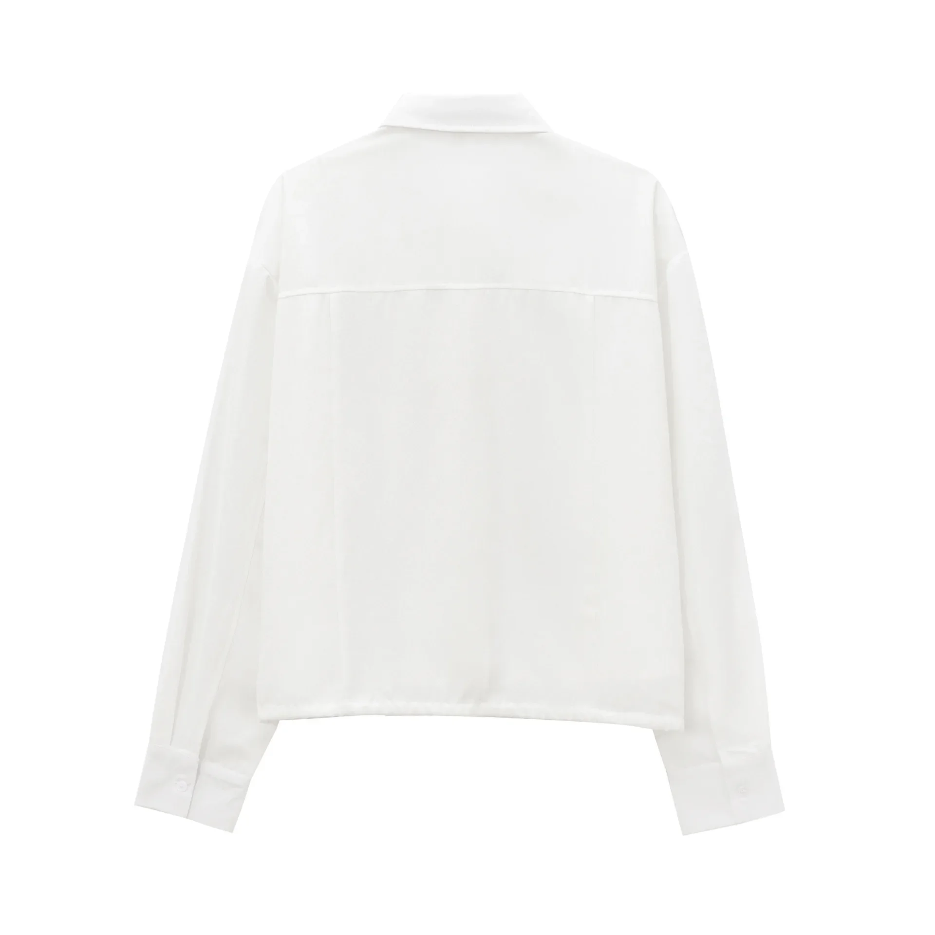 Европейские и американские женские рубашки, женская весна 2024, повседневная универсальная базовая рубашка с длинными рукавами и верхом с длинными рукавами
Европейские и американские женские рубашки, женская весна 2024, повседневная универсальная базовая рубашка с длинными рукавами и верхом с длинными рукавами