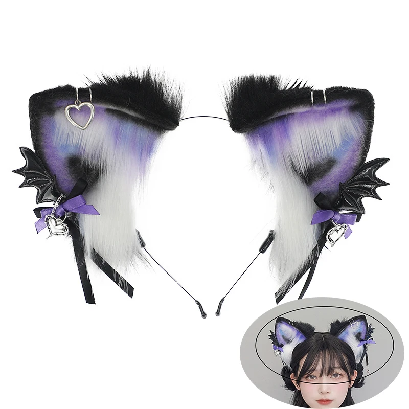 Cat ears Lolita Gothic Hair Band Halloween Lolita Headwear Japanese Girl Hair Band Dark Black Headband cosplay accessories
Cat ears Lolita Gothic Hair Band Halloween Lolita Headwear Japanese Girl Hair Band Dark Black Headband cosplay accessories