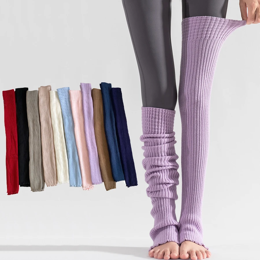 Long Stirrup Yoga Leg Warmers, Four Seasons Solid Color Knee-High Socks,Soft and Warm No-Foot Nylon Stretch Stockings
Long Stirrup Yoga Leg Warmers, Four Seasons Solid Color Knee-High Socks,Soft and Warm No-Foot Nylon Stretch Stockings