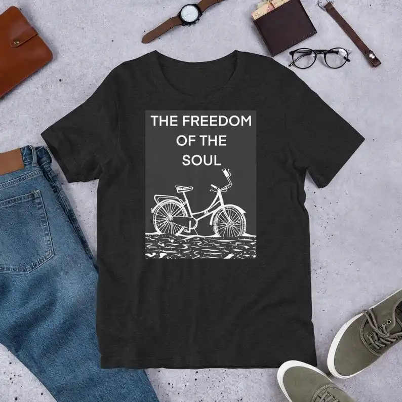 UNISEX T-SHIRT - The FREEDOM Of The Soul - man woman tshirt t shirt print painting cloth bike biking bicycle cycle sand beach il
UNISEX T-SHIRT - The FREEDOM Of The Soul - man woman tshirt t shirt print painting cloth bike biking bicycle cycle sand beach il