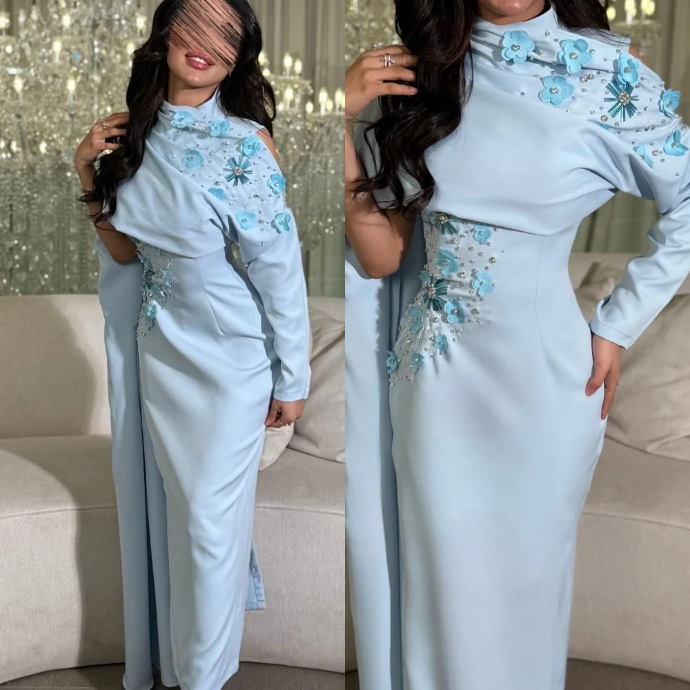 Customized Exquisite Crew Neck Long Sleeves Evening Dress High Quality Satin Prom Dresses Temperament Bridal Party Gowns
Customized Exquisite Crew Neck Long Sleeves Evening Dress High Quality Satin Prom Dresses Temperament Bridal Party Gowns