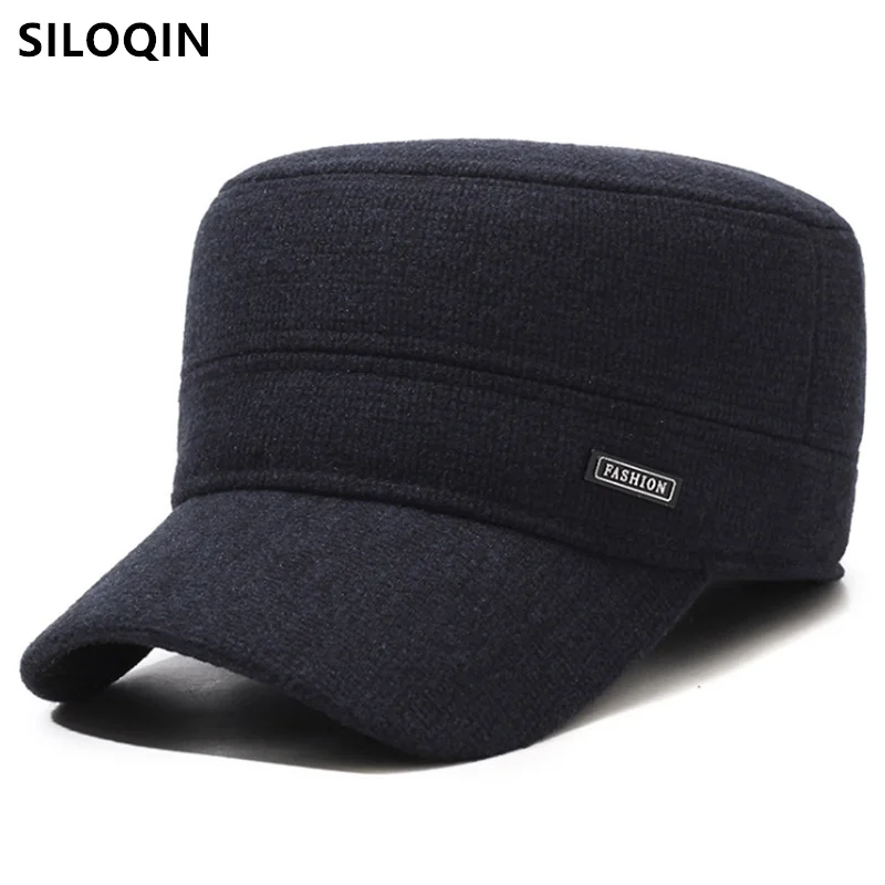 New Winter Plush Thickened Warm Military Hats Coldproof Earmuffs Hat Flat Caps For Men Cycling Sports Cap Golf Cap Cotton Hat
New Winter Plush Thickened Warm Military Hats Coldproof Earmuffs Hat Flat Caps For Men Cycling Sports Cap Golf Cap Cotton Hat