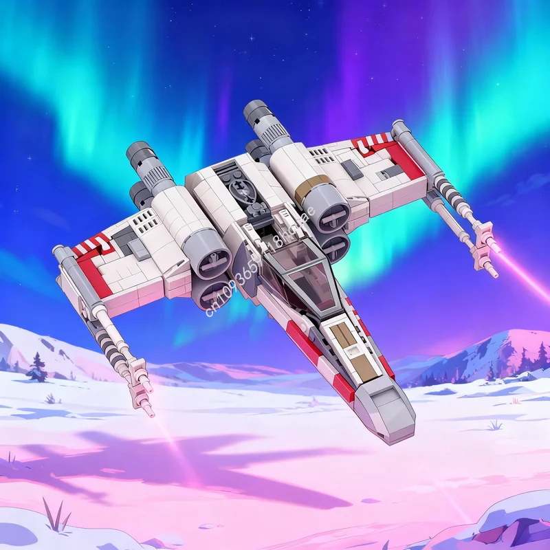 750pcs MOC X Wing Rebel Alliance Starfighter Star Battle Model Building Blocks Architecture Festival Gifts Education Toy Brick
750pcs MOC X Wing Rebel Alliance Starfighter Star Battle Model Building Blocks Architecture Festival Gifts Education Toy Brick