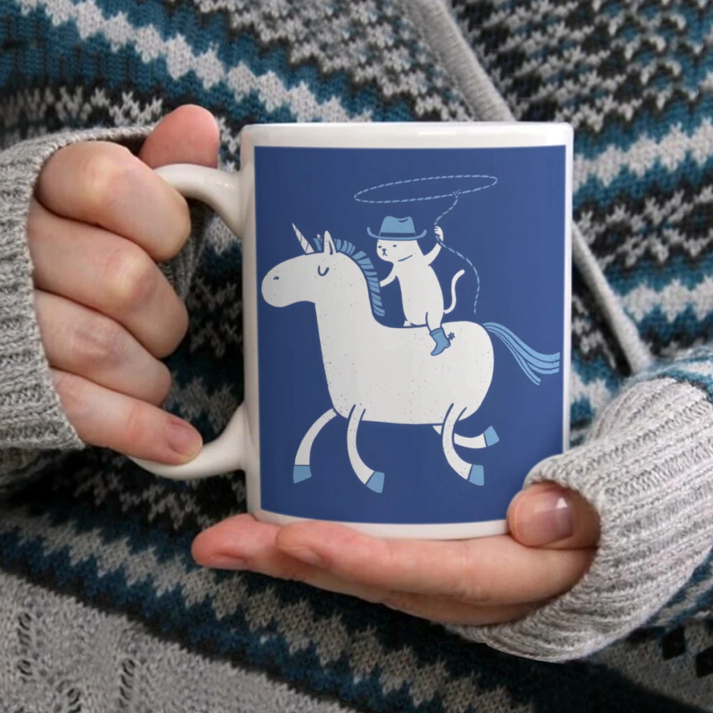 The Cowboy Cat Who Rides A UnicornCoffee Mug Tea Cup 11oz Coffee Cup Funny Birthday Ceramic Mug Personalized Cup
The Cowboy Cat Who Rides A UnicornCoffee Mug Tea Cup 11oz Coffee Cup Funny Birthday Ceramic Mug Personalized Cup