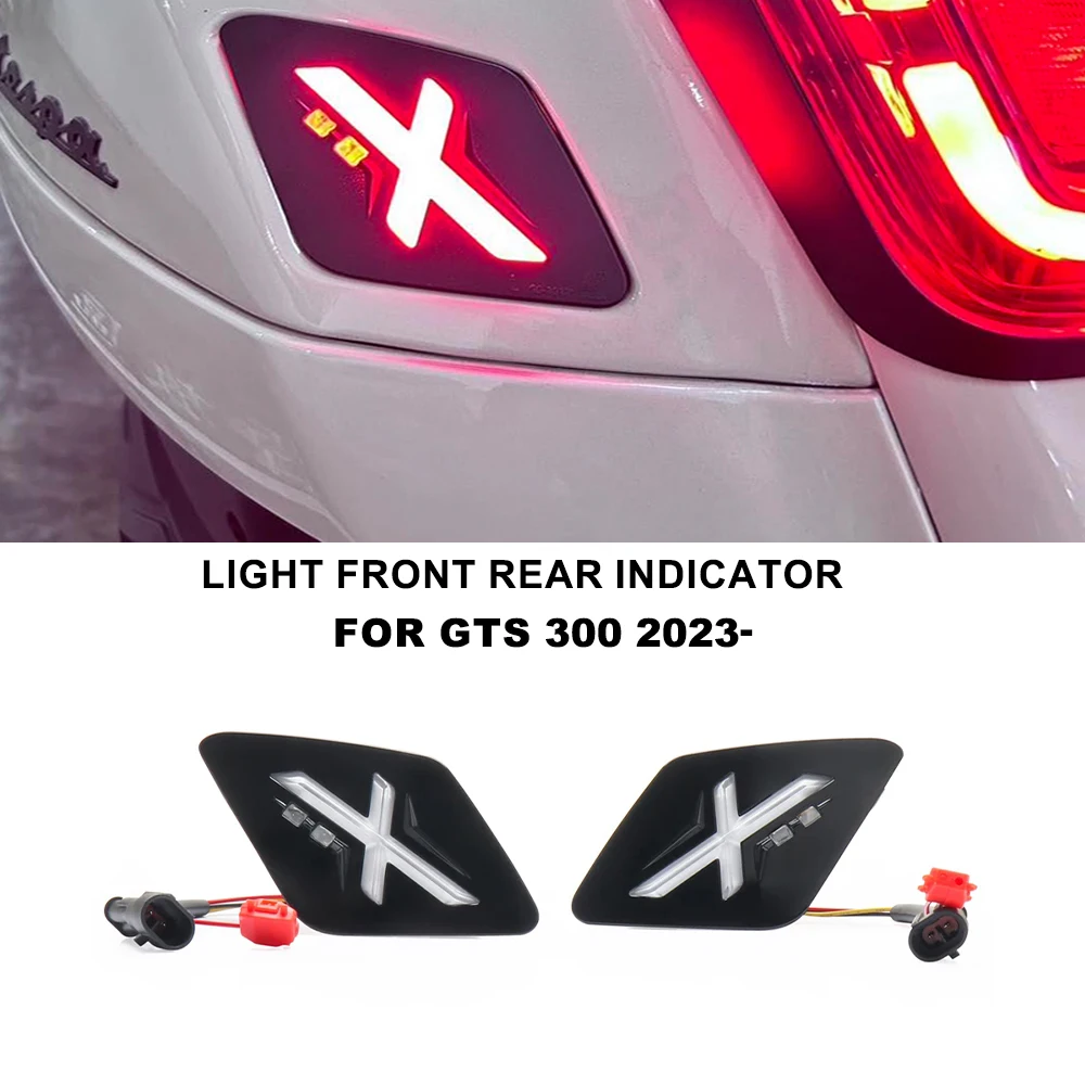 For Vespa GTS 300 GTS300 gts300 2023 2024 2025 Motorcycle Turn Signal Lamps - Front Rear Indicator Flasher Blinker Lights
For Vespa GTS 300 GTS300 gts300 2023 2024 2025 Motorcycle Turn Signal Lamps - Front Rear Indicator Flasher Blinker Lights