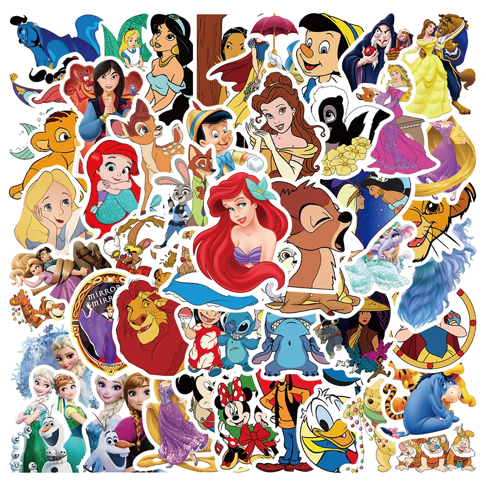 50pcs Disney Mix Cartoon Stickers Waterproof Vinyl Stickers for Water Bottle Luggage Bike Car Decals (Disney)
50pcs Disney Mix Cartoon Stickers Waterproof Vinyl Stickers for Water Bottle Luggage Bike Car Decals (Disney)