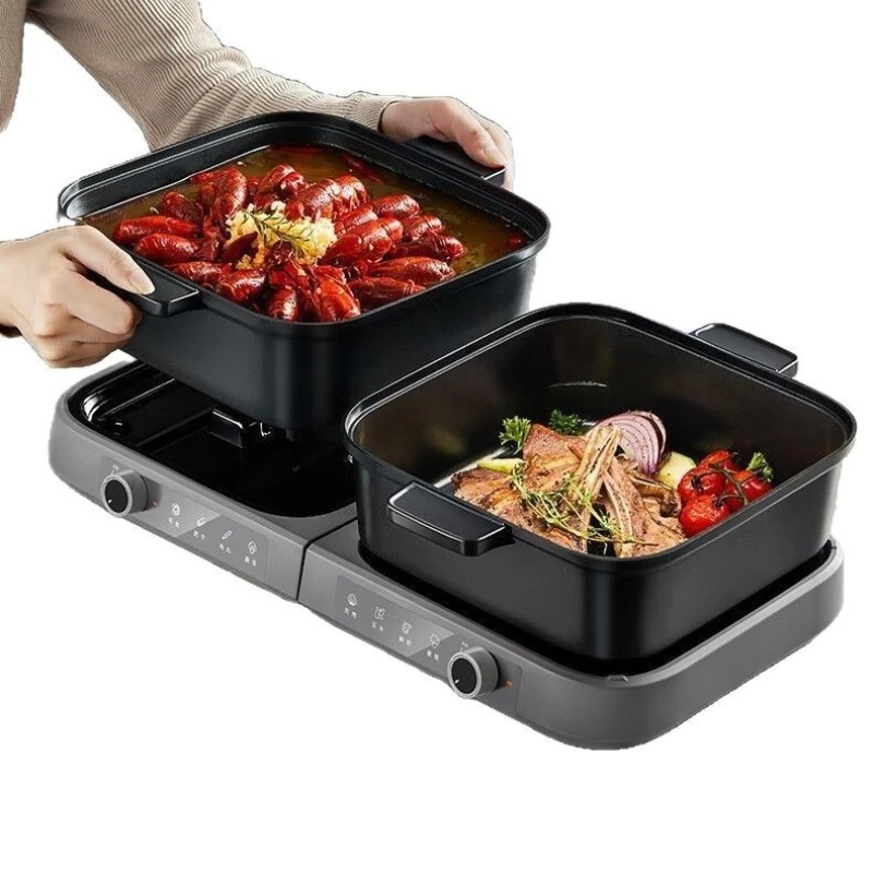 Household large-capacity 8L partition temperature control mandarin duck pot, foldable split electric hot pot
Household large-capacity 8L partition temperature control mandarin duck pot, foldable split electric hot pot