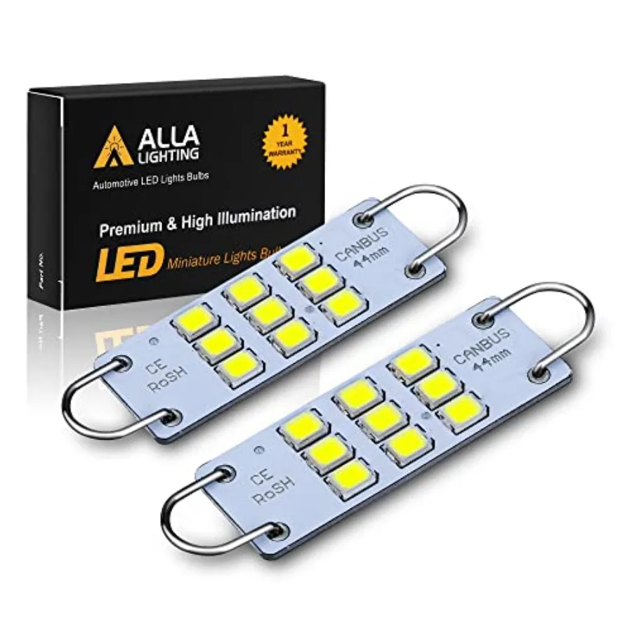 Festoon 44mm 1.73" 3030 9-SMD Rigid Loop Extremely Super Bright White 561 562 567 564 LED Bulbs for Interior Map Dome Luggage C
Festoon 44mm 1.73" 3030 9-SMD Rigid Loop Extremely Super Bright White 561 562 567 564 LED Bulbs for Interior Map Dome Luggage C