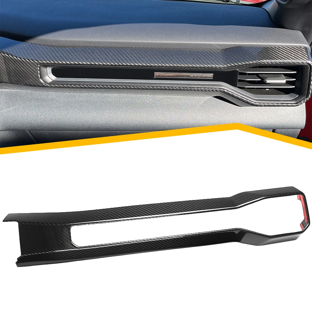 For Ford Mustang S650 GT EcoBoost Dark Horse 2024+ Passenger Side Air Vent Frame Trim Dry Carbon Fiber Interior Accessories
For Ford Mustang S650 GT EcoBoost Dark Horse 2024+ Passenger Side Air Vent Frame Trim Dry Carbon Fiber Interior Accessories