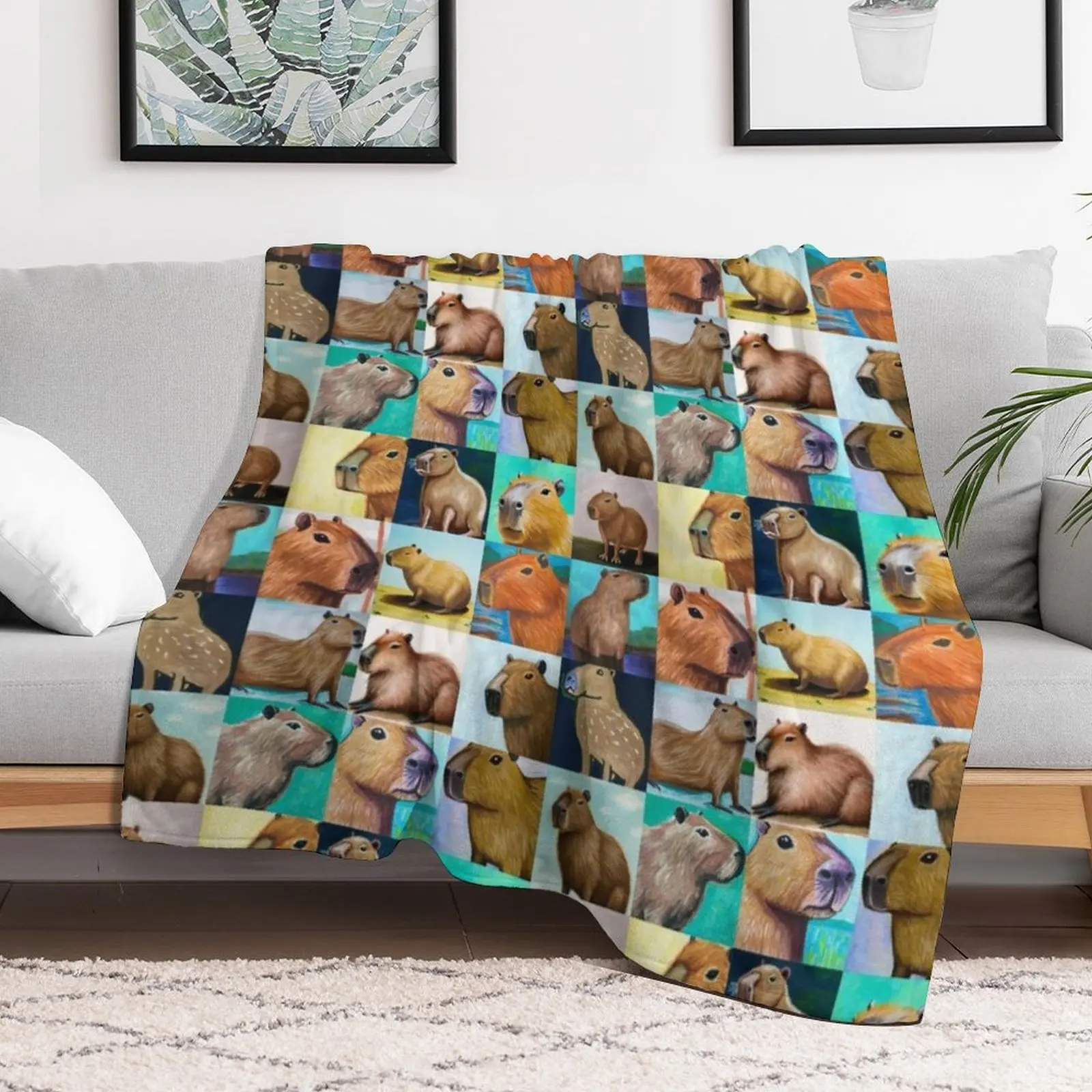 Capybaras (Tiled Pattern) Throw Blanket Blankets For Bed Travel Blankets For Sofas Blankets
Capybaras (Tiled Pattern) Throw Blanket Blankets For Bed Travel Blankets For Sofas Blankets