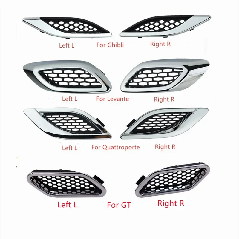 For Maserati Ghibli Levante Quattroporte GT Left Right Side Fender Air Outlet Vent
For Maserati Ghibli Levante Quattroporte GT Left Right Side Fender Air Outlet Vent