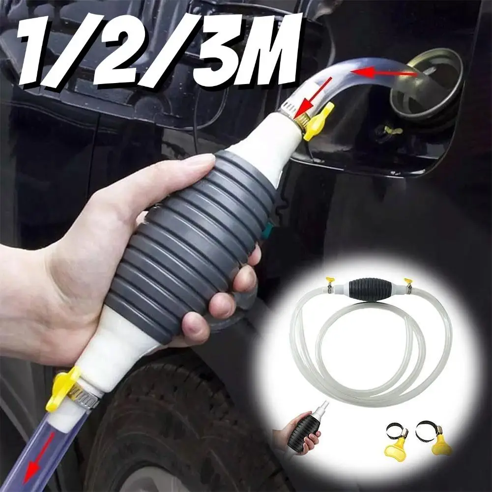 Multifunctional Hand Fuel Suction Pump Auto Car Motorcycle Gasoline Diesel Water Siphon Hose
Multifunctional Hand Fuel Suction Pump Auto Car Motorcycle Gasoline Diesel Water Siphon Hose