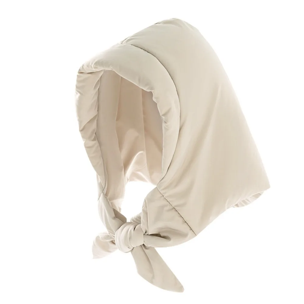 Fashion Thickened Winter Headscarf Water-repellent Windproof Warm Hood Tie Hood Puff Design Triangle Scarf Winter Season
Fashion Thickened Winter Headscarf Water-repellent Windproof Warm Hood Tie Hood Puff Design Triangle Scarf Winter Season