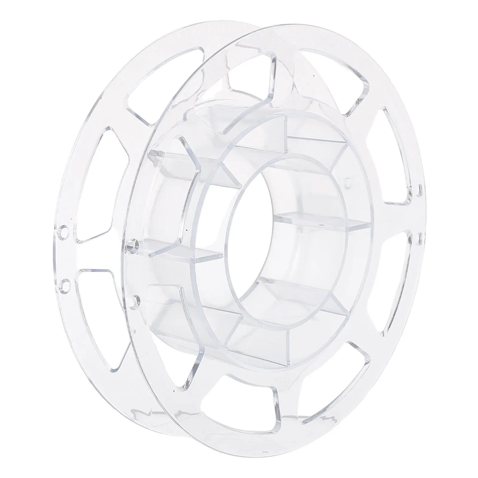 3D Printing Empty Filament Spool 200G Winding Reel For Pla Abs Petg Tpu 2.2" Hole Reusable Spool Reel Holder For Filament Refill