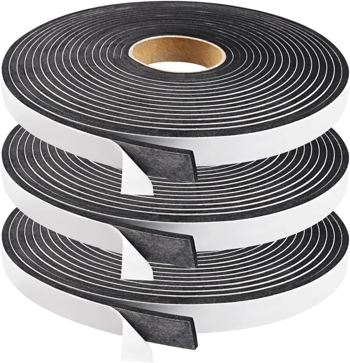 50FT Foam Seal Tape, 1/2"W x 1/8"T, Single Sided, High Density, Black
50FT Foam Seal Tape, 1/2"W x 1/8"T, Single Sided, High Density, Black
