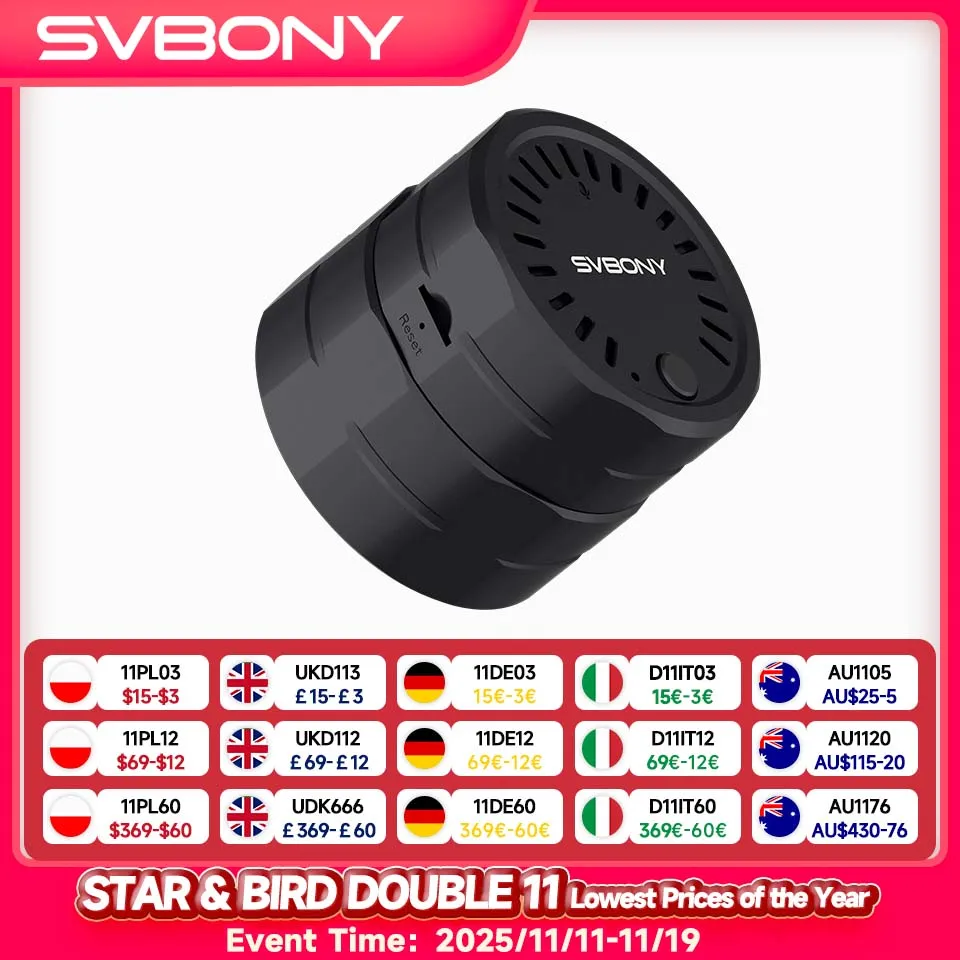 Svbony SC002 WIFI Electronic Eyepiece Camera Supports Dual Mobile Device Connection Real-time Preview for Bird Watching
Svbony SC002 WIFI Electronic Eyepiece Camera Supports Dual Mobile Device Connection Real-time Preview for Bird Watching