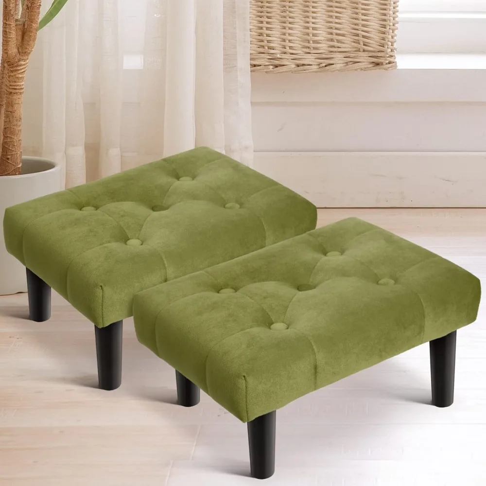 Small footstool, velvet soft footstool with wooden leg footstool, sofa footstool living room entrance office extra seat
Small footstool, velvet soft footstool with wooden leg footstool, sofa footstool living room entrance office extra seat