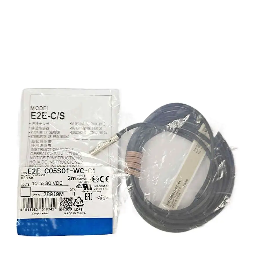 Original NEW E2E-C05S01-WC-C1 10-30VDC 2M Spare parts
Original NEW E2E-C05S01-WC-C1 10-30VDC 2M Spare parts