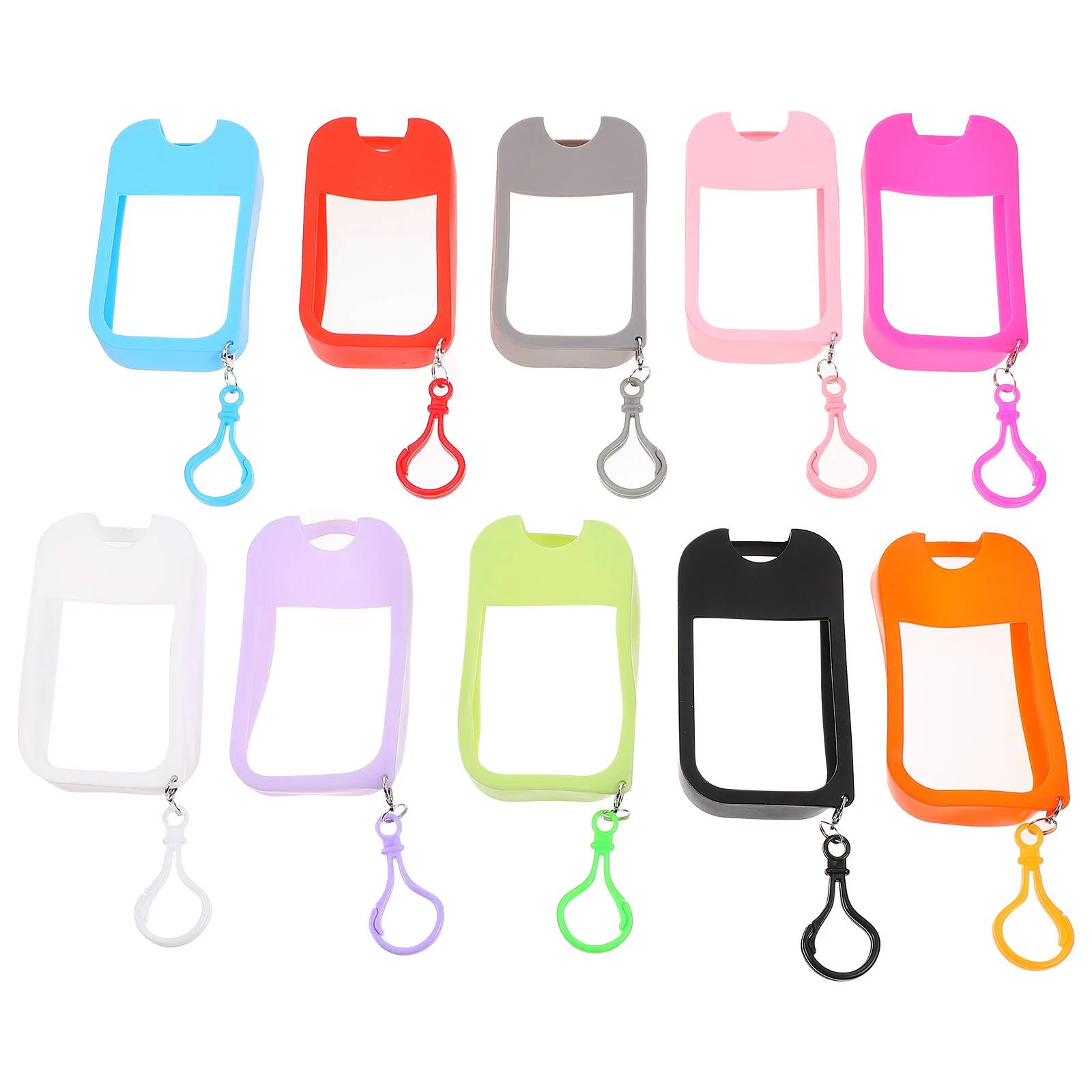 10 Pcs Holder for Wallet Silicone Case Liquid Hand Soap Bottle Cover Travel Keychain
10 Pcs Holder for Wallet Silicone Case Liquid Hand Soap Bottle Cover Travel Keychain