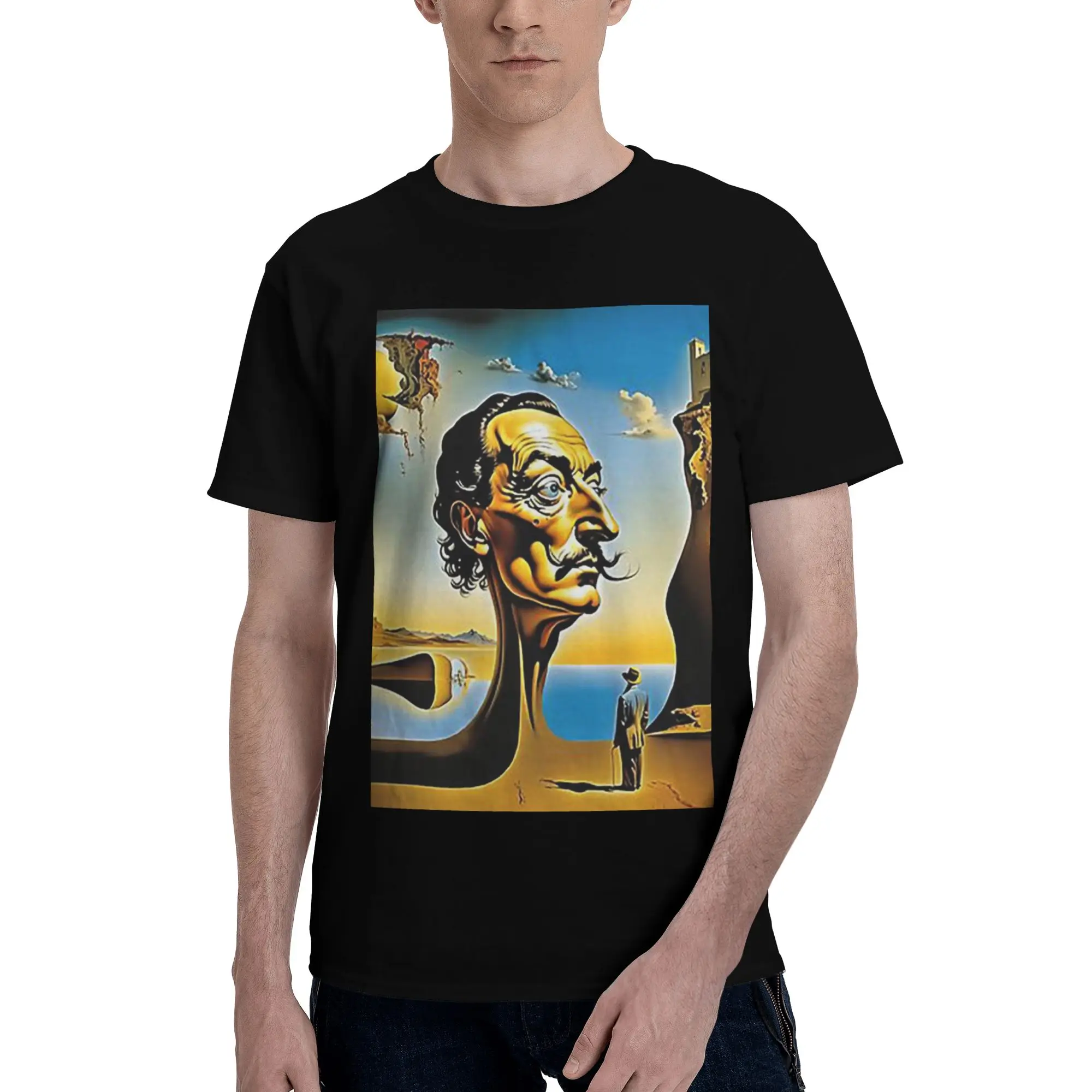 Enigmatic Encounter Surrealist Dreamscape Salvador Dali футболка с плакатом мужские футболки большого размера мужские с круглым вырезом и коротким рукавом
Enigmatic Encounter Surrealist Dreamscape Salvador Dali футболка с плакатом мужские футболки большого размера мужские с круглым вырезом и коротким рукавом