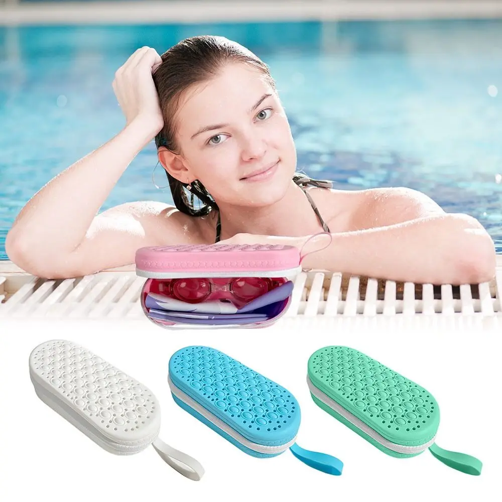 Silicone Swimming Goggles Storage Box Soft Breathable Reading Eyewear Case Swimming Equipment Protective Cover Glasses Box
Silicone Swimming Goggles Storage Box Soft Breathable Reading Eyewear Case Swimming Equipment Protective Cover Glasses Box