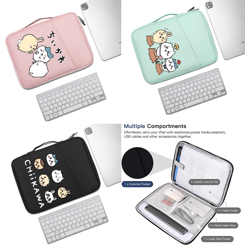 Kawaii Chiikawas Laptop Sleeve Bag with For MacBook Air13 15 Inch Notebook Cartoon Anime Waterproof Zipper Portable Bag Gift
Kawaii Chiikawas Laptop Sleeve Bag with For MacBook Air13 15 Inch Notebook Cartoon Anime Waterproof Zipper Portable Bag Gift