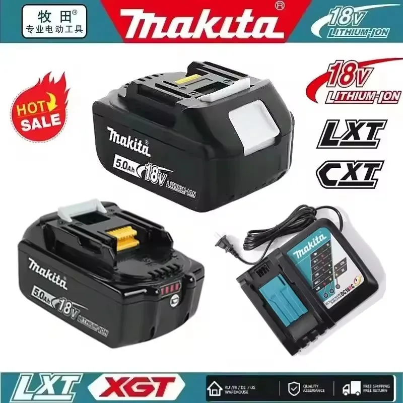 Makita100% original tool battery 18V 6AH rechargeable lithium battery for Makita BL1860B BL1840 BL1850 BL1830 Fast charging
Makita100% original tool battery 18V 6AH rechargeable lithium battery for Makita BL1860B BL1840 BL1850 BL1830 Fast charging