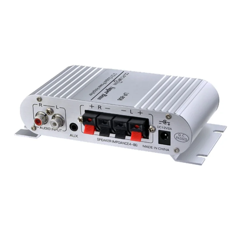 Car Power Amplifier Digital Stereo Audio Amp Treble Bass Volume Adjustment High Sensitivity Amplifier
Car Power Amplifier Digital Stereo Audio Amp Treble Bass Volume Adjustment High Sensitivity Amplifier