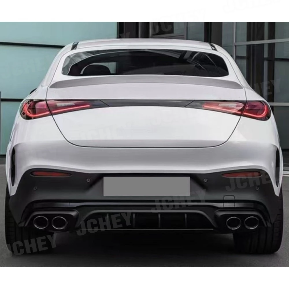 Для Benz C254 GLC43 GLC63 AMG Coupe 2024-2025 ABS задний бампер, диффузор, спойлер с выхлопной трубой, комплекты кузова, автомобильные аксессуары 
Для Benz C254 GLC43 GLC63 AMG Coupe 2024-2025 ABS задний бампер, диффузор, спойлер с выхлопной трубой, комплекты кузова, автомобильные аксессуары