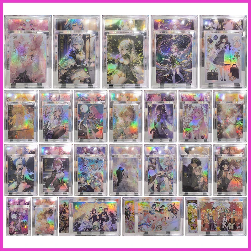 Anime Goddess Story Rare SR AR LP CP XP Refraction Game Collectible Cards Furina Nahida Elysia Kafka Toys for boys Birthday Gift
Anime Goddess Story Rare SR AR LP CP XP Refraction Game Collectible Cards Furina Nahida Elysia Kafka Toys for boys Birthday Gift