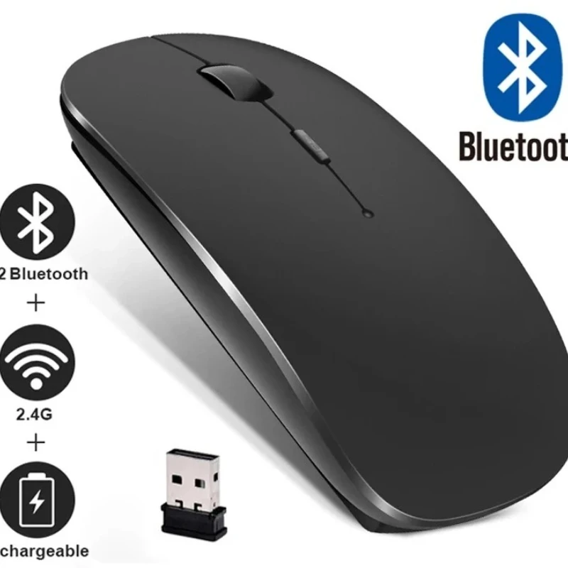 Rechargeable Wireless Mouse Bluetooth Mouse Computer Ergonomic Mini Usb Mause 2.4GHz Silent Optical Gaming Mouse Laptop
Rechargeable Wireless Mouse Bluetooth Mouse Computer Ergonomic Mini Usb Mause 2.4GHz Silent Optical Gaming Mouse Laptop