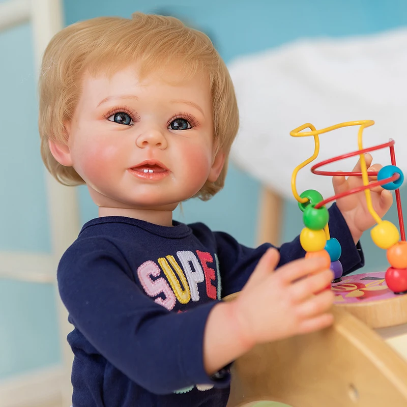 55CM Full Body Silicone Soft Touch Reborn Baby Boy Bonnie Life Painting Toddler Doll Toys for Girls Waterproof Bath Doll
55CM Full Body Silicone Soft Touch Reborn Baby Boy Bonnie Life Painting Toddler Doll Toys for Girls Waterproof Bath Doll