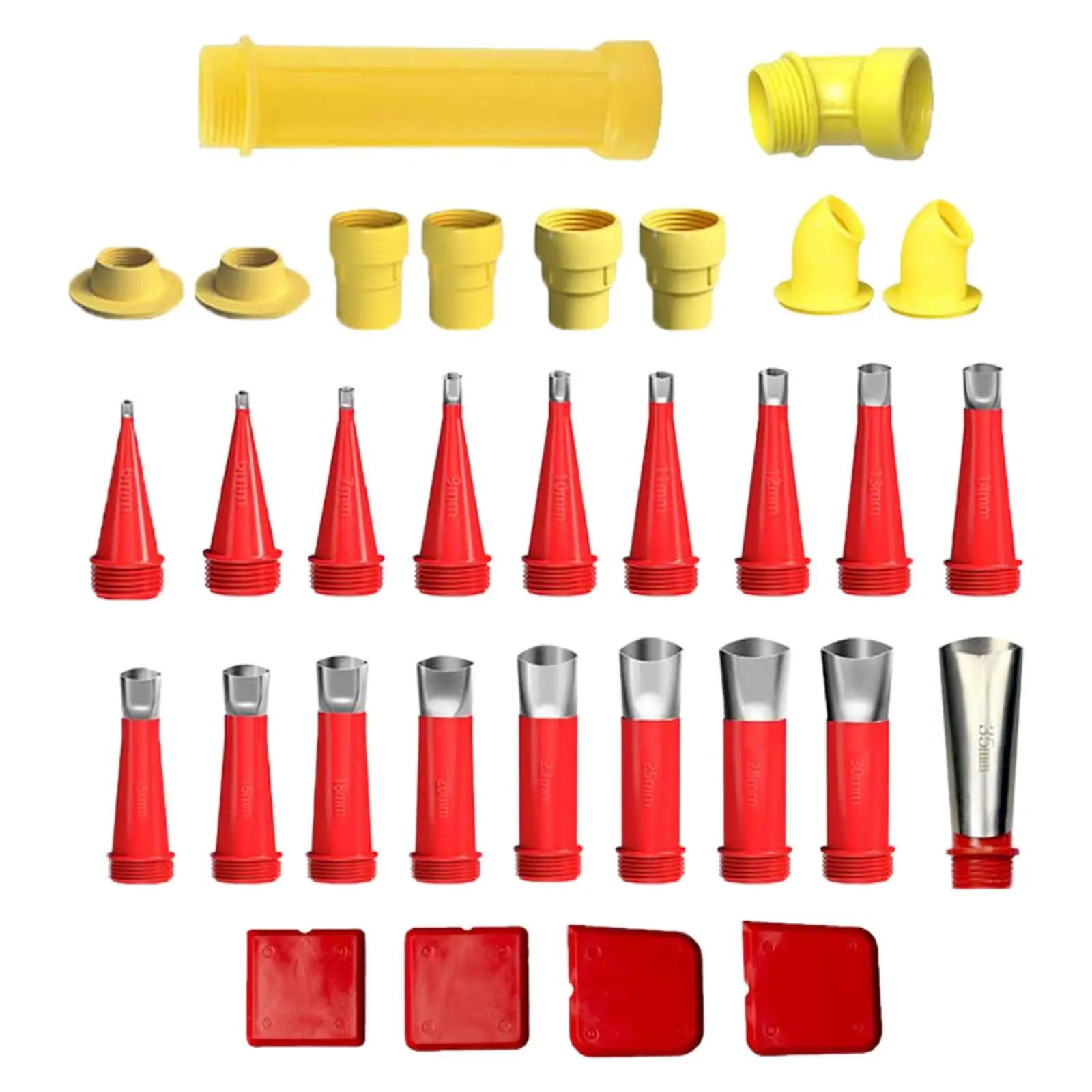 Caulk Nozzle Applicators Caulking Tool Kit Stainless Steel Sturdy Replacement
Caulk Nozzle Applicators Caulking Tool Kit Stainless Steel Sturdy Replacement