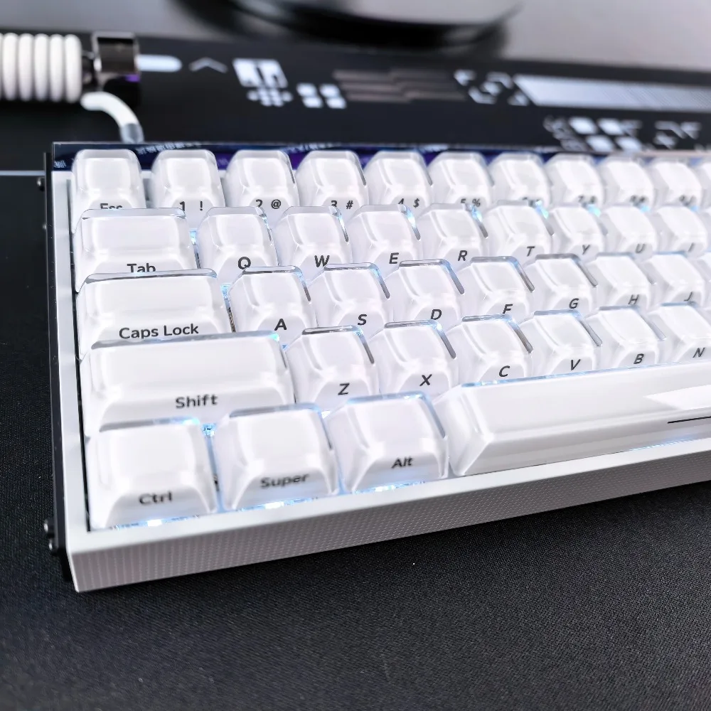 Колпачки клавиш Crystal Jelly 2.0 с профилем MDA, боковая гравировка, высокая адаптация для механических клавиатур серии EZ63/Ace68/Devil
Колпачки клавиш Crystal Jelly 2.0 с профилем MDA, боковая гравировка, высокая адаптация для механических клавиатур серии EZ63/Ace68/Devil