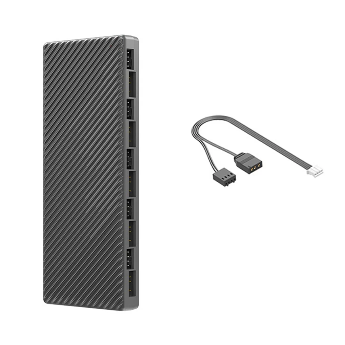 ABLG ARGB/PWM Hub Dual 10 Expansion Ports ARGB Controller 2 in 1 Fan HUB Adapter for Case Fan Black
ABLG ARGB/PWM Hub Dual 10 Expansion Ports ARGB Controller 2 in 1 Fan HUB Adapter for Case Fan Black
