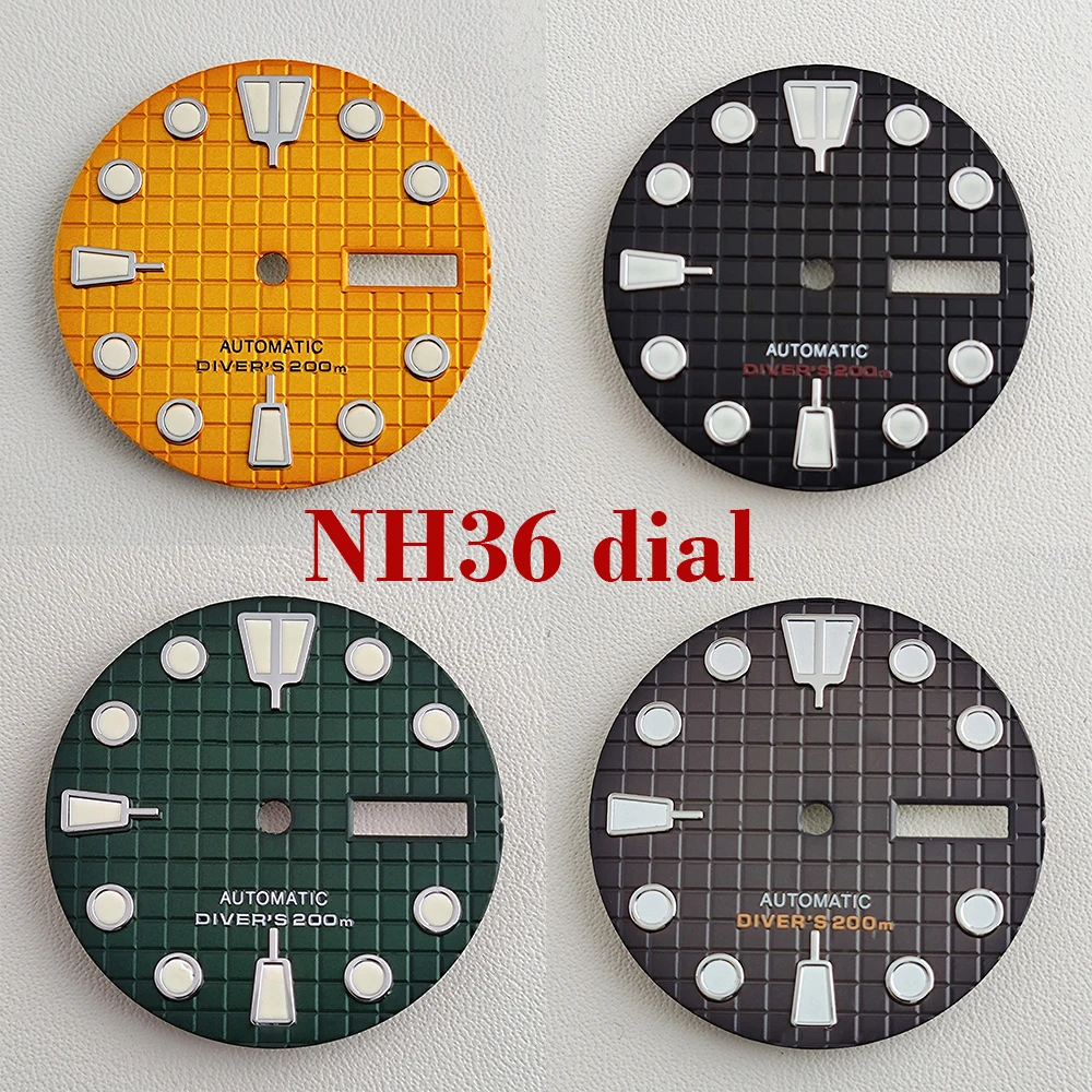 Циферблат NH36, зеленый светящийся циферблат, подходит для часов NH36, Часовые аксессуары, инструмент для ремонта часов
Циферблат NH36, зеленый светящийся циферблат, подходит для часов NH36, Часовые аксессуары, инструмент для ремонта часов