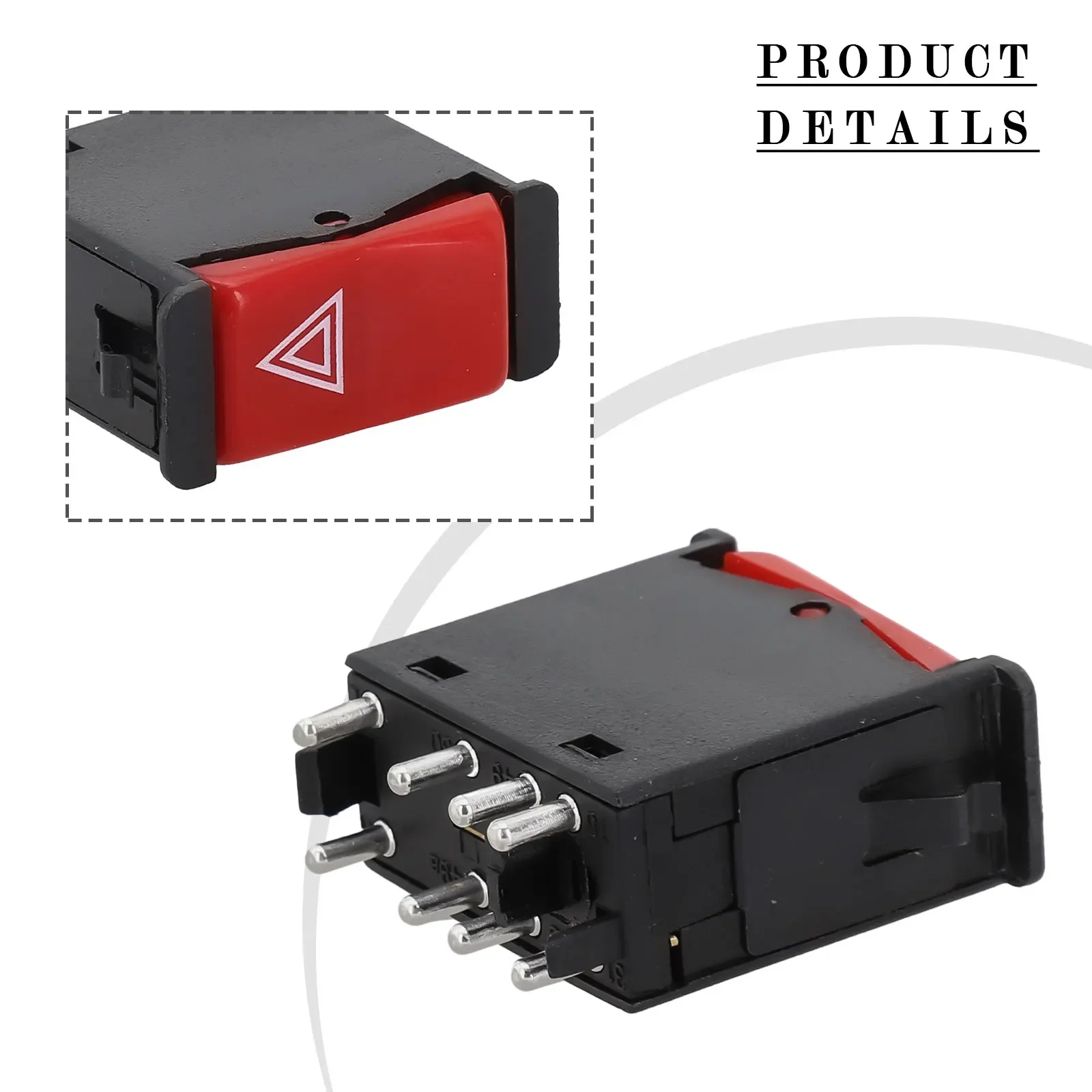 Warning Flash Switch 0008209010 For Mercedes W201 W123 W126 C126 Plastic&Metal Flashing Switch Enhanced Safety Accessories
Warning Flash Switch 0008209010 For Mercedes W201 W123 W126 C126 Plastic&Metal Flashing Switch Enhanced Safety Accessories