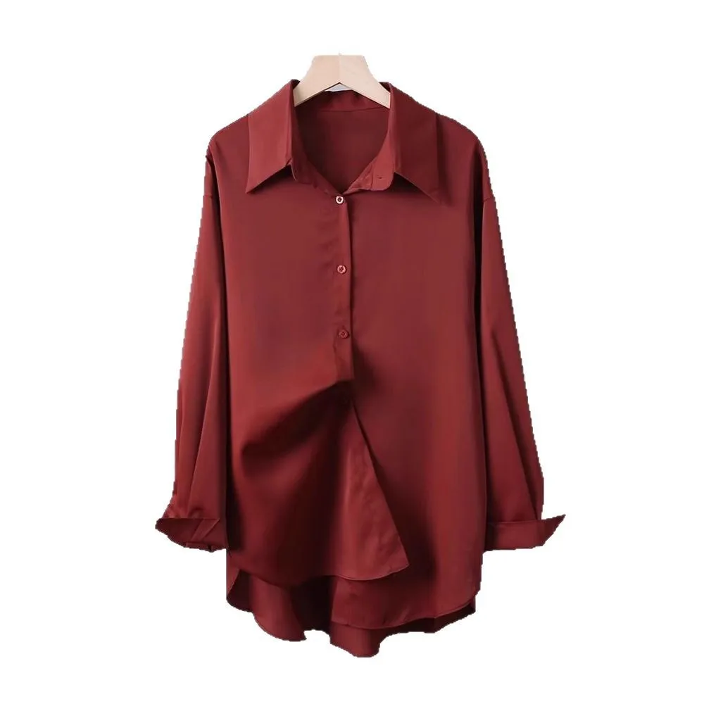 Spring Autumn Chiffon Shirt Women New Long Sleeve Mid-Length Multipurpose Top Loose Large Size Women's Base Shirt
Spring Autumn Chiffon Shirt Women New Long Sleeve Mid-Length Multipurpose Top Loose Large Size Women's Base Shirt