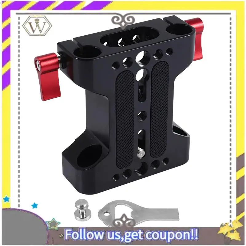 New Multifunction Camera Base Plate With 15Mm Rod Rail Clamp For Dslr Camera Shoulder Rig Support Accessories
New Multifunction Camera Base Plate With 15Mm Rod Rail Clamp For Dslr Camera Shoulder Rig Support Accessories