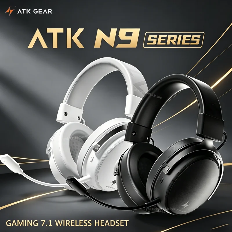 ATK N9 Pro/N9 Ultra Esports Headphones Four Mode noise reduction Low Latency Wireless Bluetooth lightweight Headset with Mic FPS
ATK N9 Pro/N9 Ultra Esports Headphones Four Mode noise reduction Low Latency Wireless Bluetooth lightweight Headset with Mic FPS