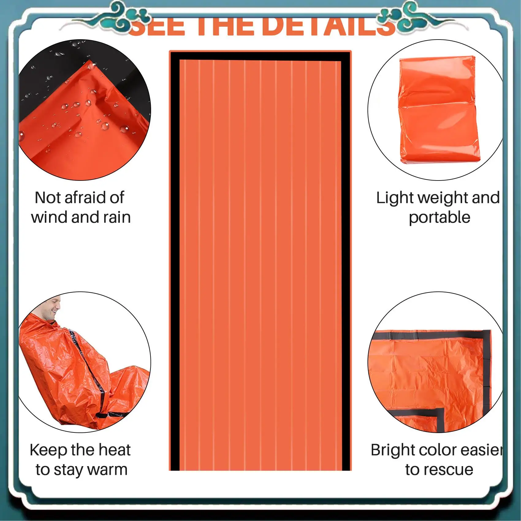 Reliable 2 Person Survival Emergency Tent With Emergency Sleeping Bag- Waterproof Rescue Survival Tent ,Emergency Shelter
Reliable 2 Person Survival Emergency Tent With Emergency Sleeping Bag- Waterproof Rescue Survival Tent ,Emergency Shelter