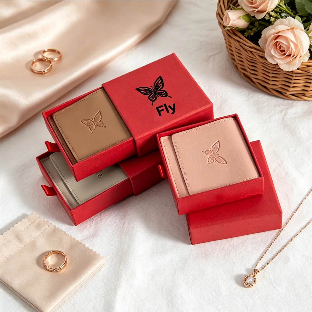 Custom Logo Jewelry Packaging Set Red Sliding Drawer Gift Box PU Leather Envelope Dust Bag Pouch Display Wedding Retail
Custom Logo Jewelry Packaging Set Red Sliding Drawer Gift Box PU Leather Envelope Dust Bag Pouch Display Wedding Retail