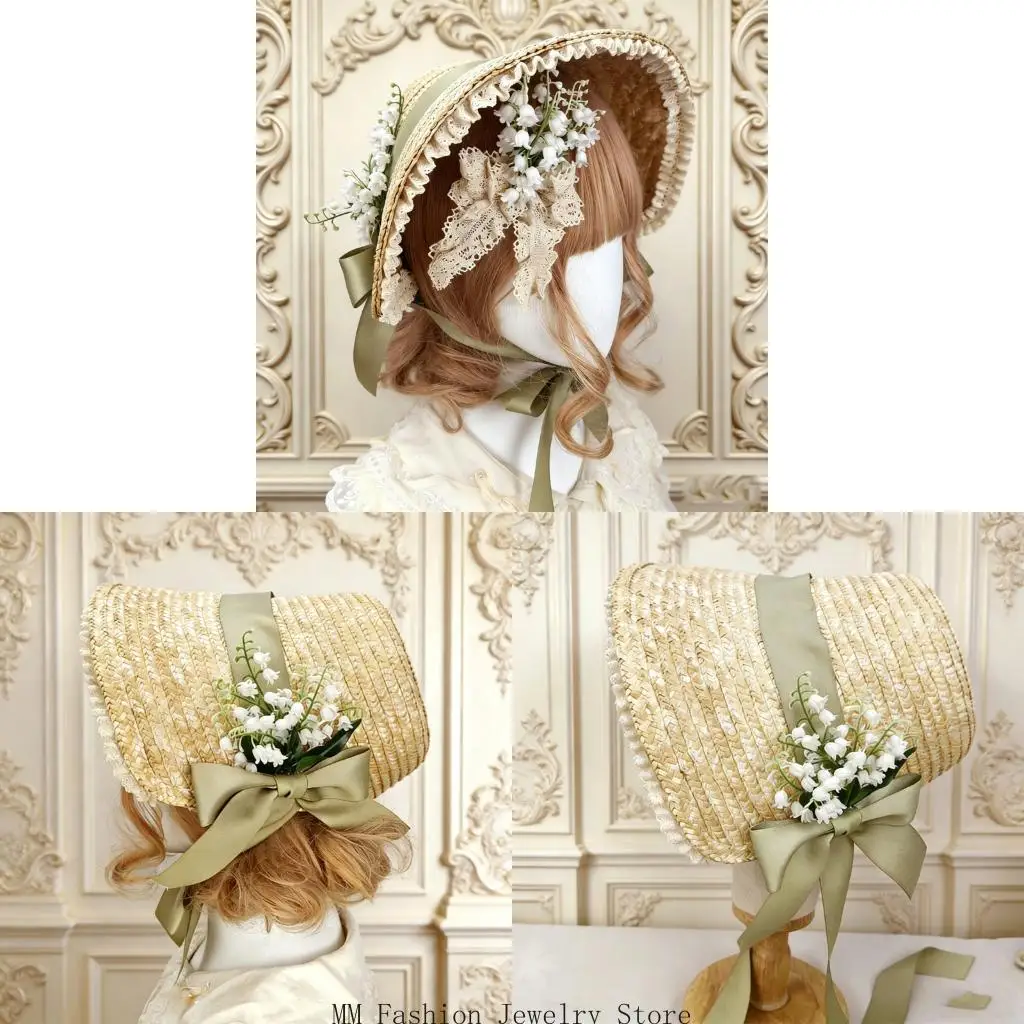 Breathable Cotton Lined Bonnet Cap Adjustable Tie Design Flower Headwear For Women Children Daily Use D0UB
Breathable Cotton Lined Bonnet Cap Adjustable Tie Design Flower Headwear For Women Children Daily Use D0UB