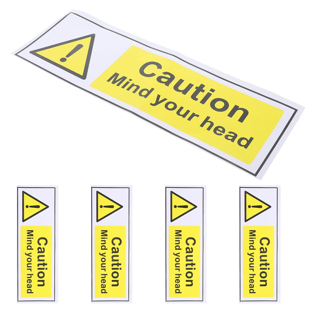 5pcs Safety Stickers PP Paper Waterproof Oil Proof Adhesive Pub Bar Caution Watch Your Head Safety Sign Watch Head Folder Label
5pcs Safety Stickers PP Paper Waterproof Oil Proof Adhesive Pub Bar Caution Watch Your Head Safety Sign Watch Head Folder Label