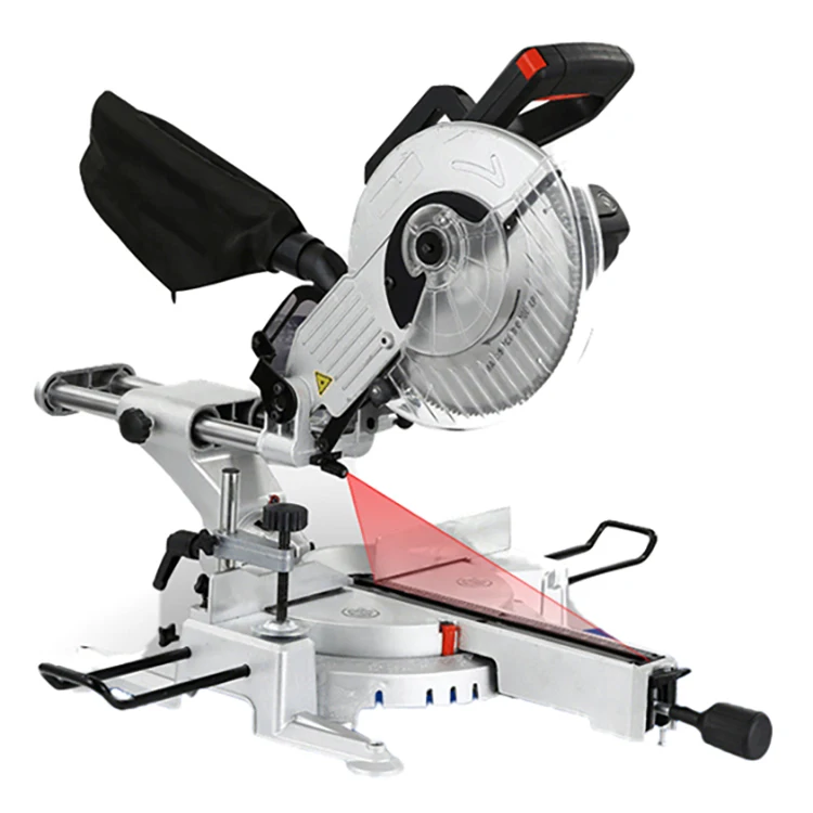 1800W High Power Industry Aluminum Alloy 10 Inch Pull Rod Laser Positioning Profile Cutting Compound Sliding Miter Saw Machine
1800W High Power Industry Aluminum Alloy 10 Inch Pull Rod Laser Positioning Profile Cutting Compound Sliding Miter Saw Machine