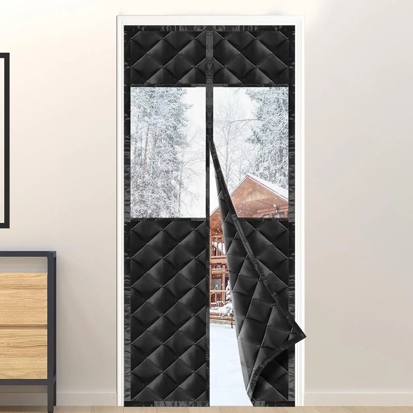 Термальный дверной чехол для зимы с магнитным экраном 33 х 80 дюймов с прозрачным оконным дверным одеялом для прицепа, дома, зимы
Термальный дверной чехол для зимы с магнитным экраном 33 х 80 дюймов с прозрачным оконным дверным одеялом для прицепа, дома, зимы